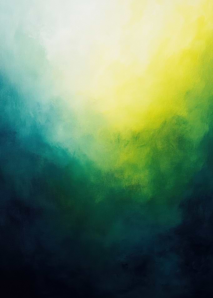 Abstract Green and Yellow