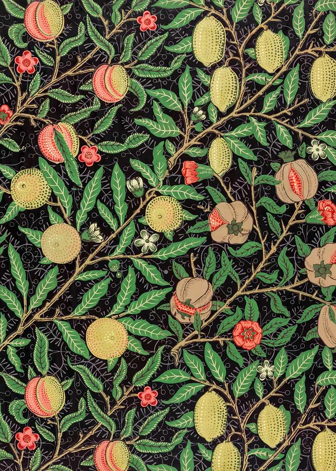 Pomegranate & Lemon Pattern
