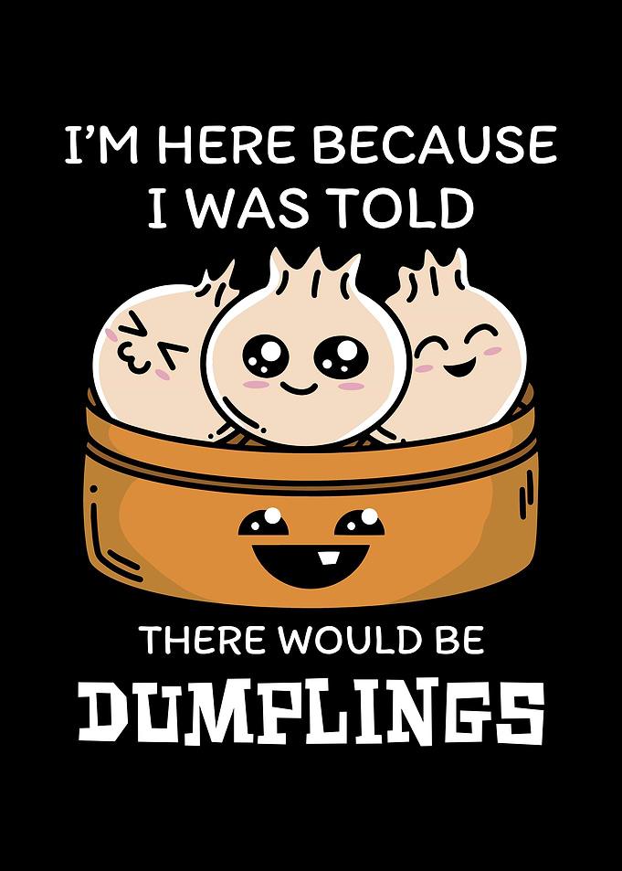 Dumpling Pun Graphic