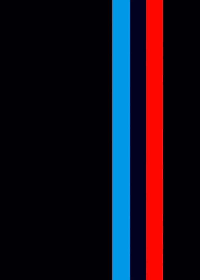 Blue, Black, and Red Stripes