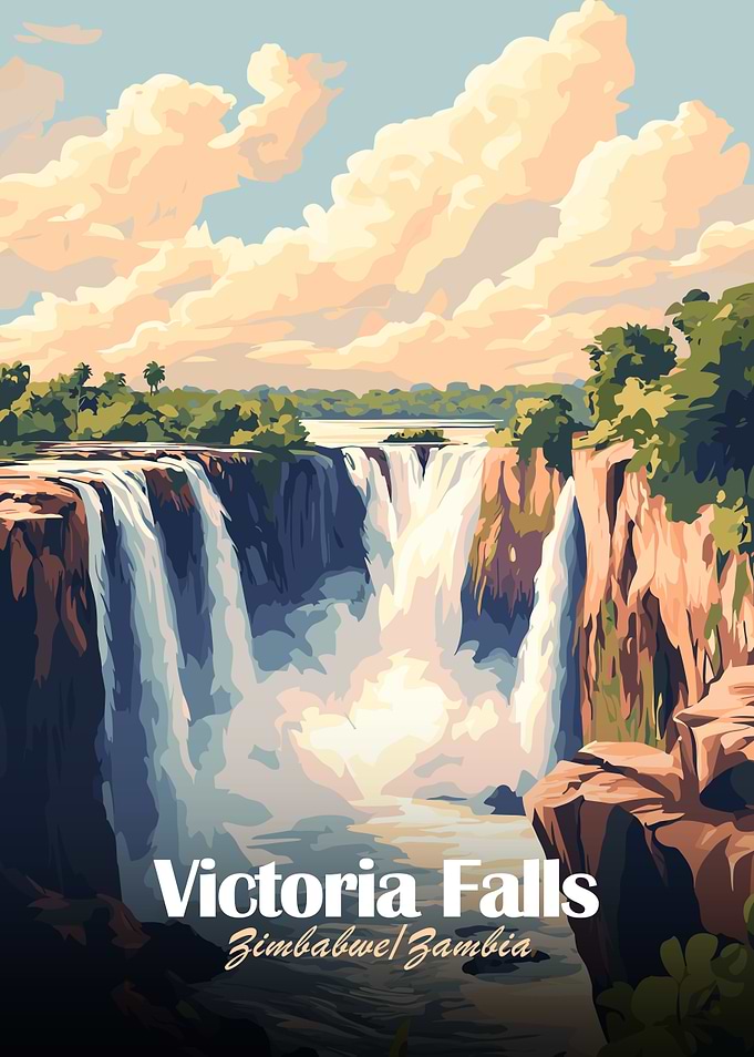 Victoria Falls Poster