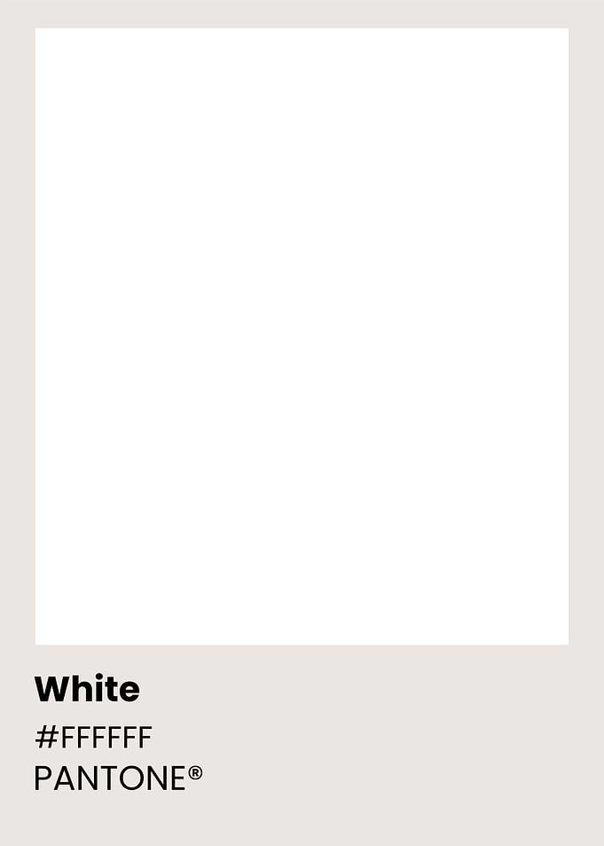 Pantone White Color Chart