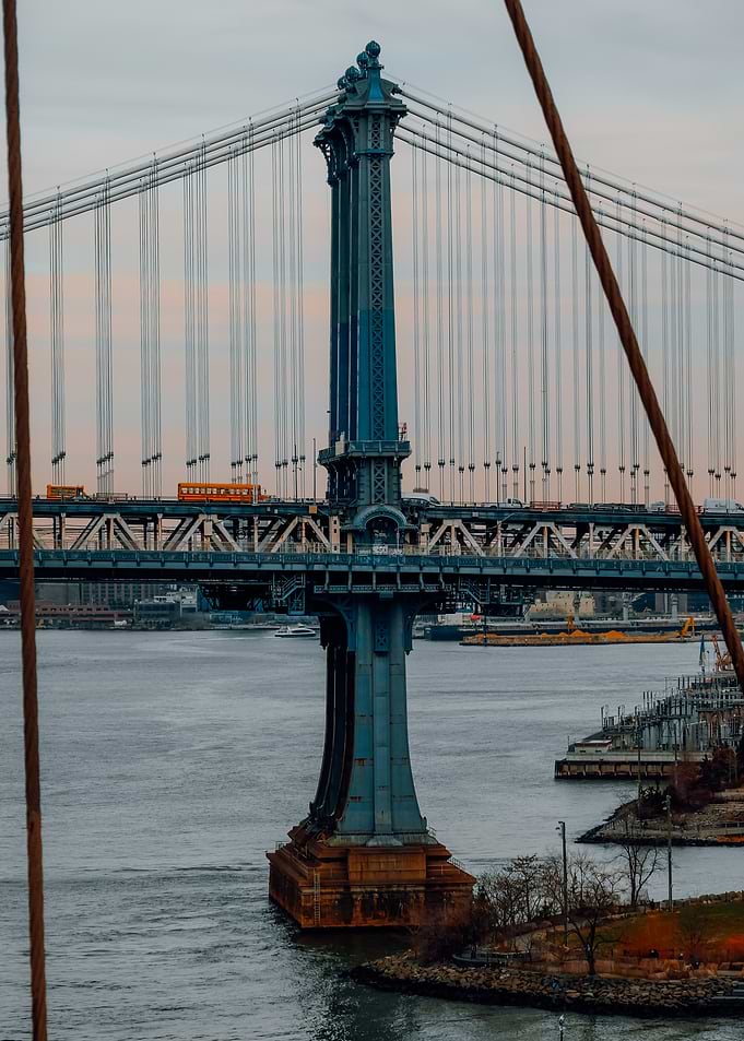 Bridge Tower Over Water
