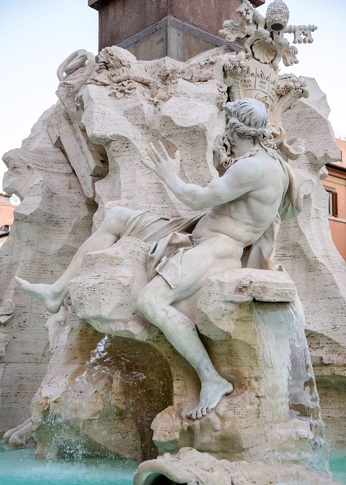 Fountain Sculpture Detail
