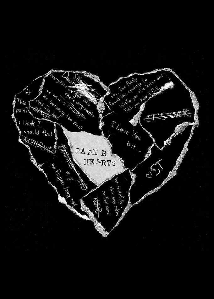 Sleep Theory band Paper Heart Art