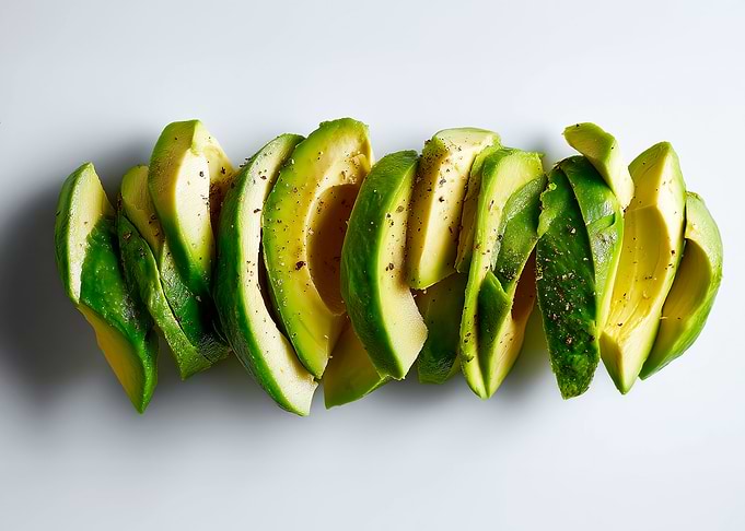 Avocado Slices with Pepper