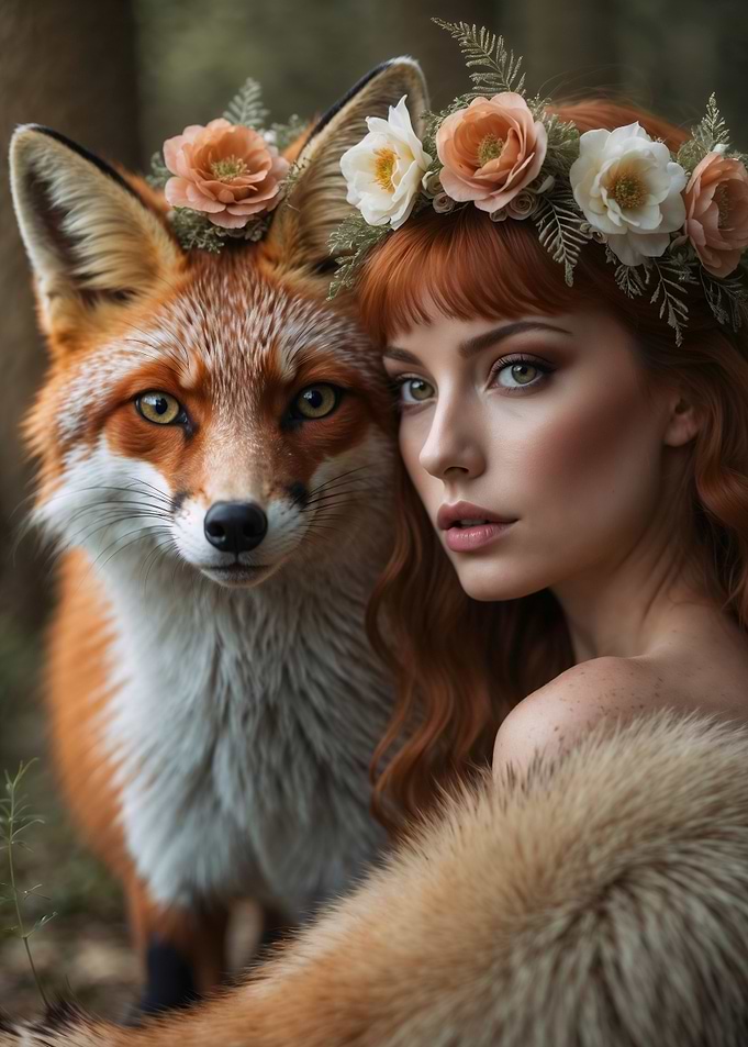Redhead and Fox