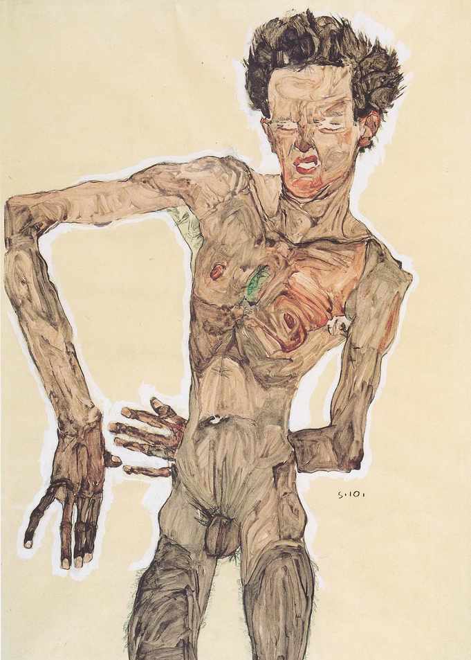 Egon Schiele Self-Portrait