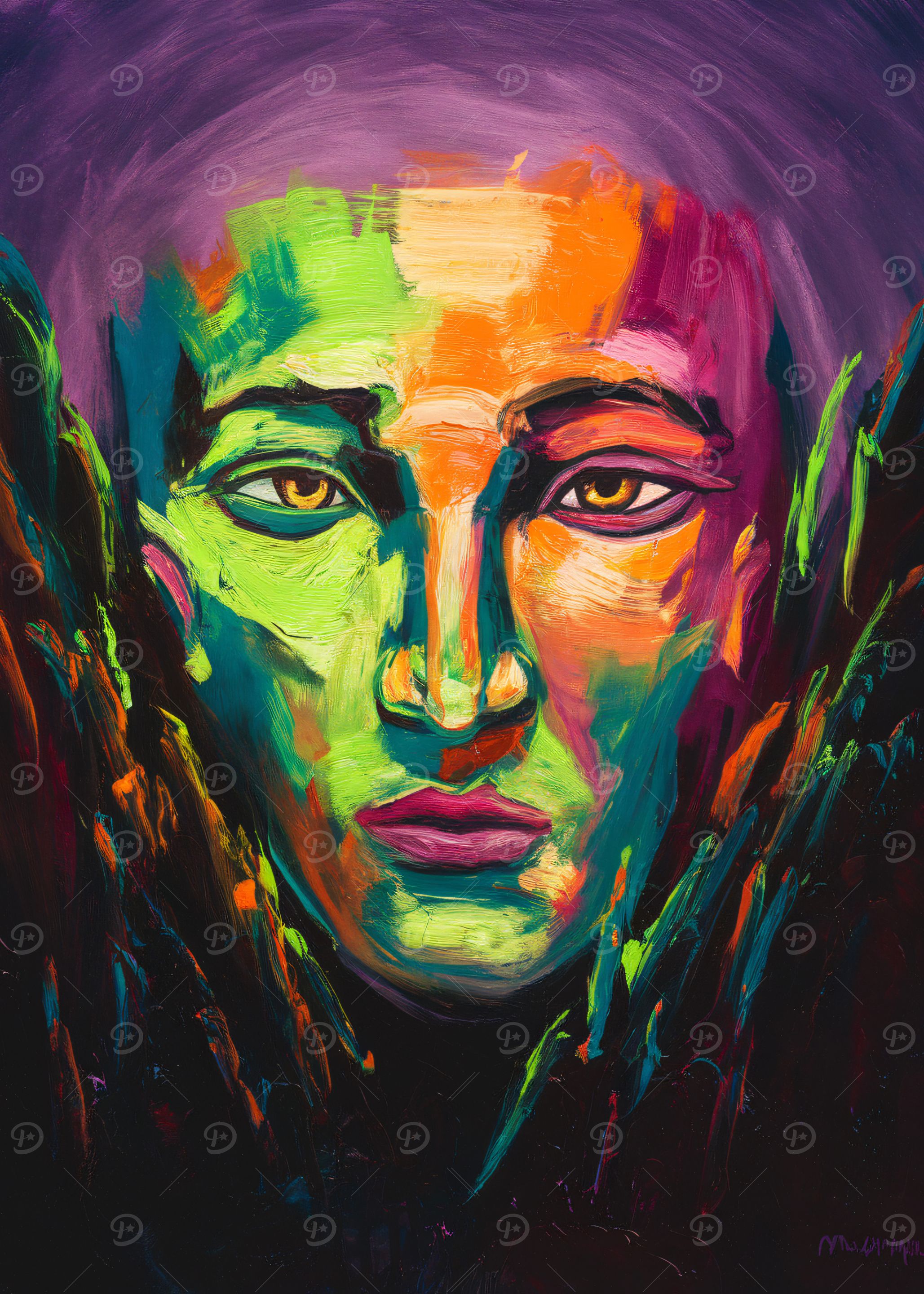Face of the Galaxy Portrait