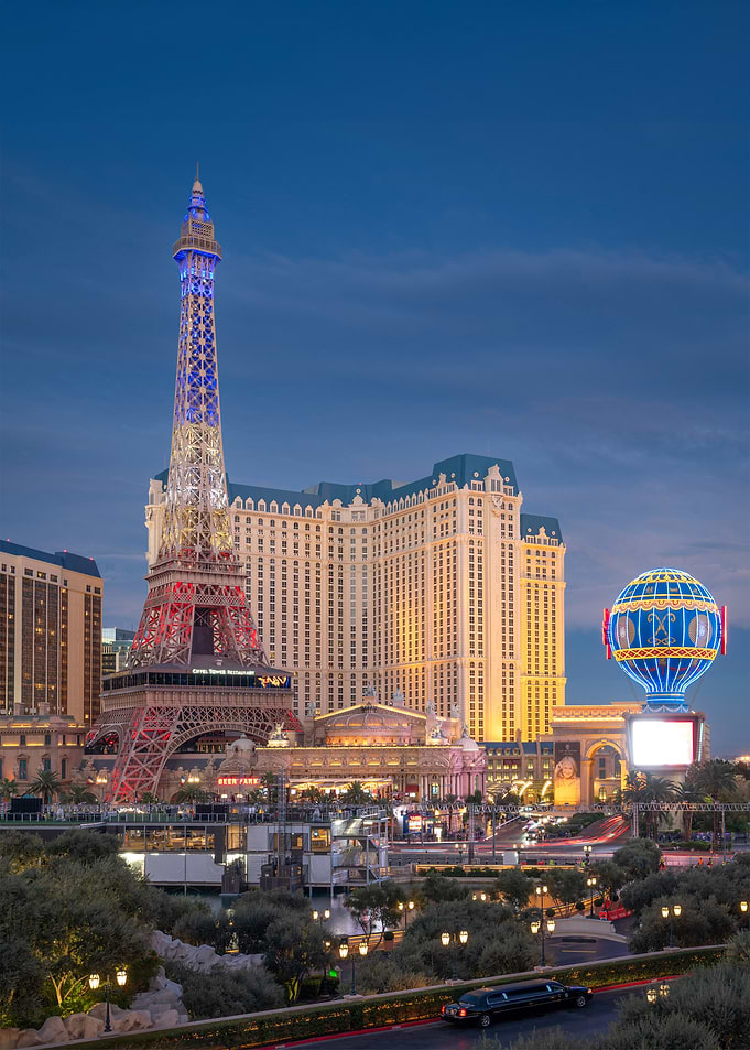 Paris Las Vegas at Night