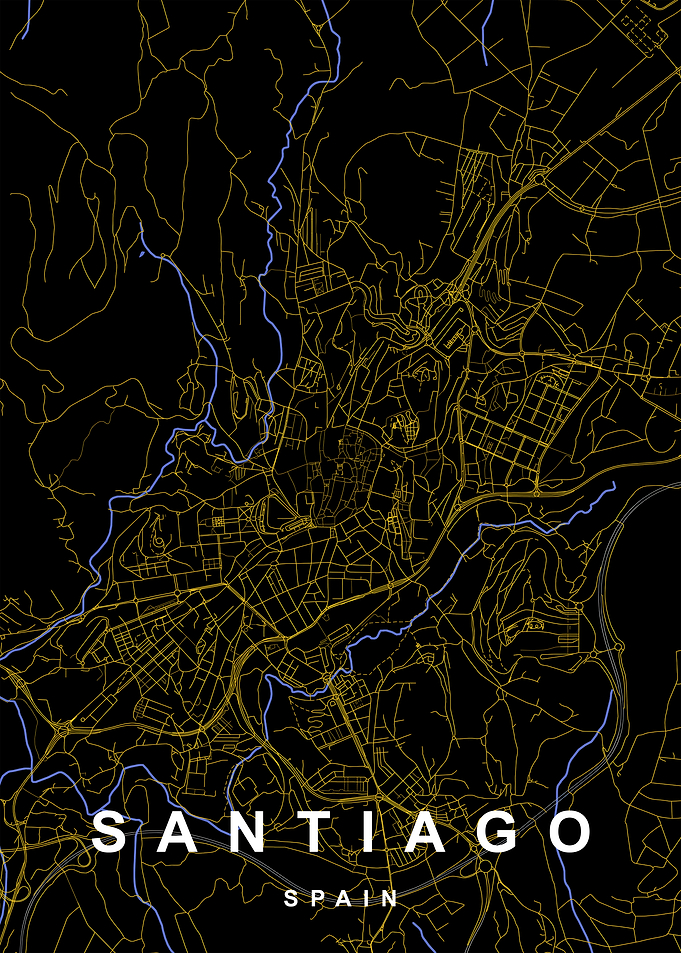 Santiago de Compostela Map