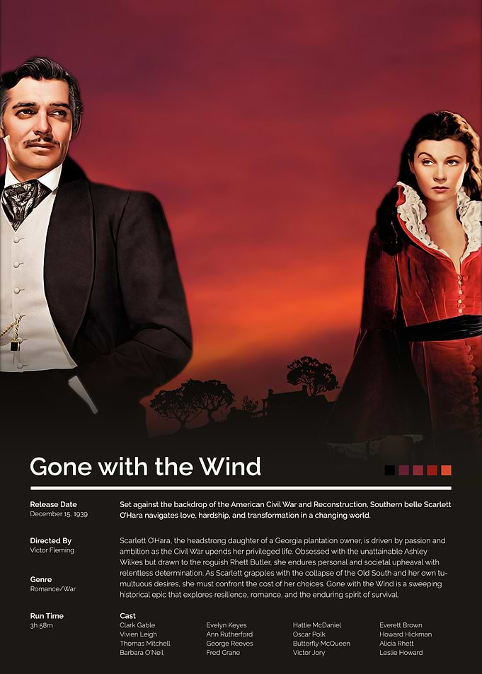 Gone with the Wind Movie Poster