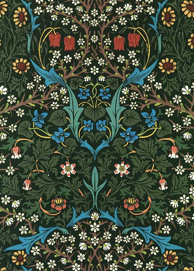 Floral Art Nouveau Pattern