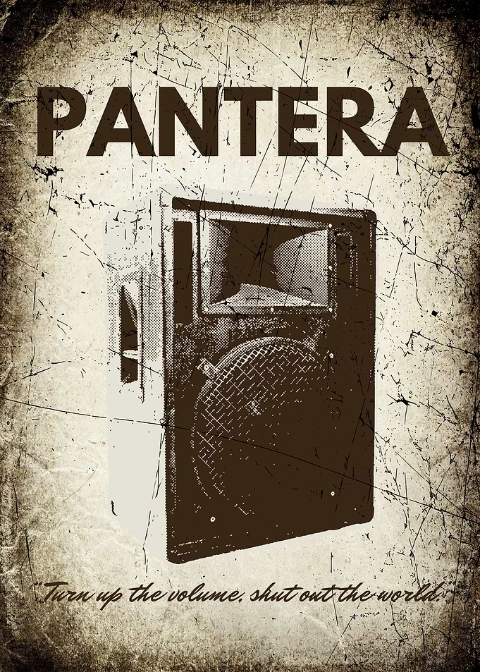 Pantera Music Poster