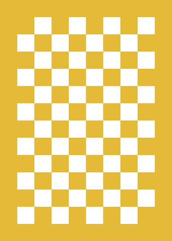 Yellow and White Checkerboard