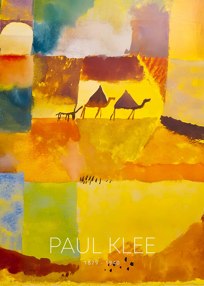 Paul Klee Camel Painting