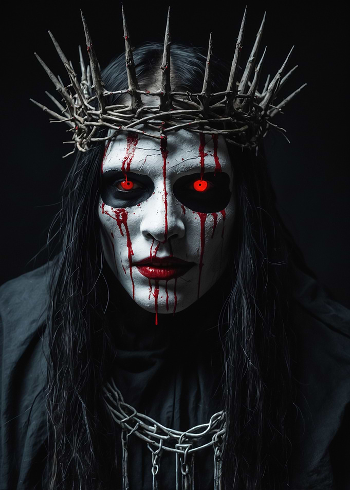 Bloody Crowned Figure