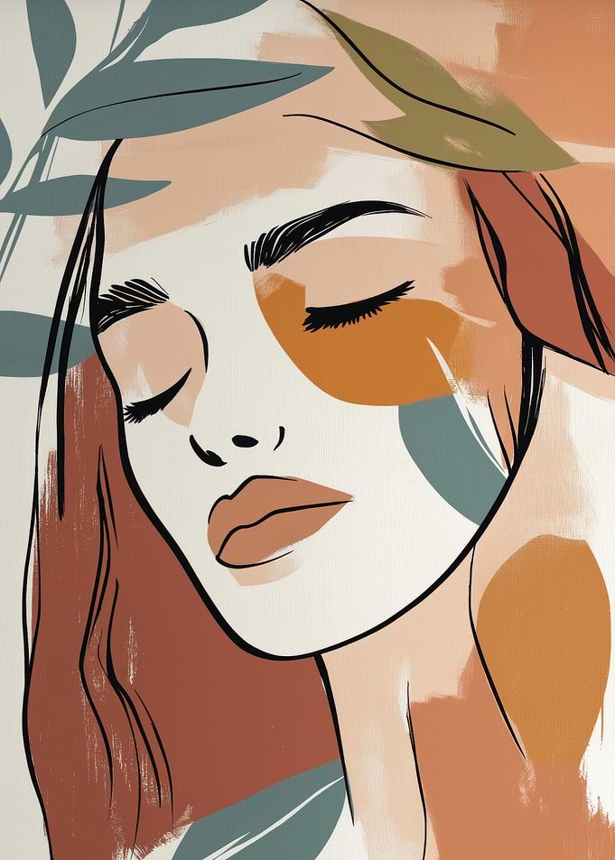 Abstract Woman Portrait