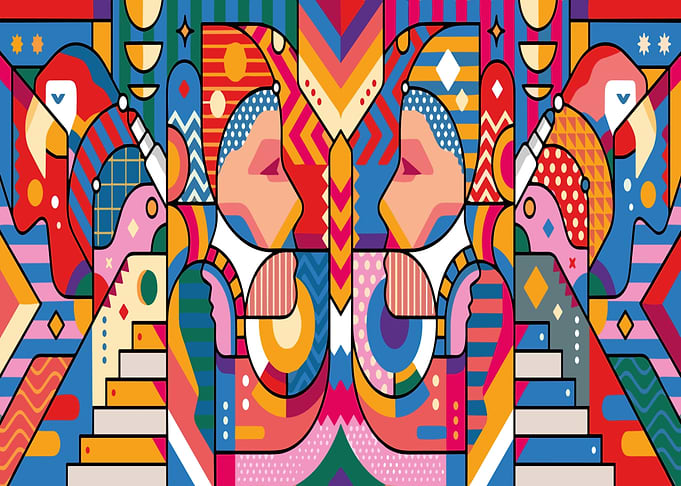 Abstract Geometric Art