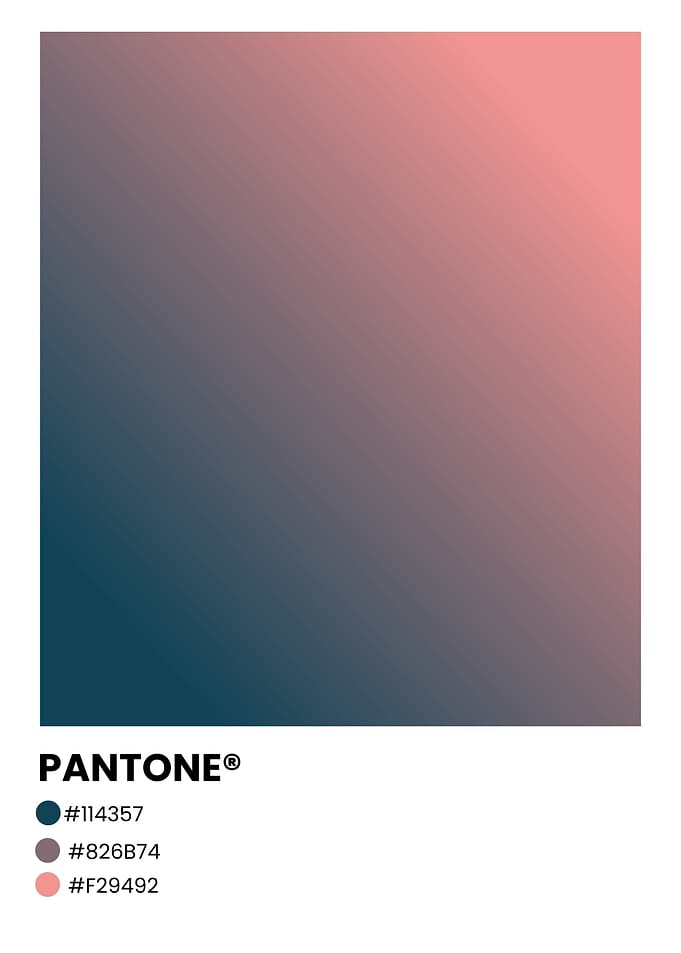 Pantone Color Gradient