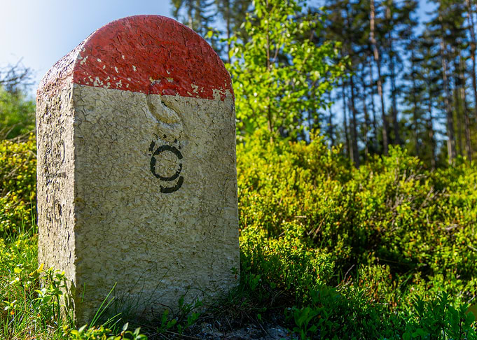 Stone Boundary Marker