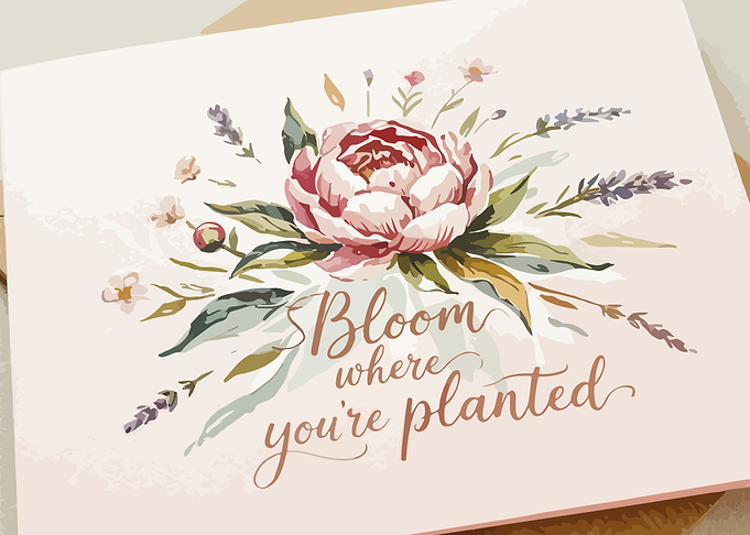 Floral Greeting Card