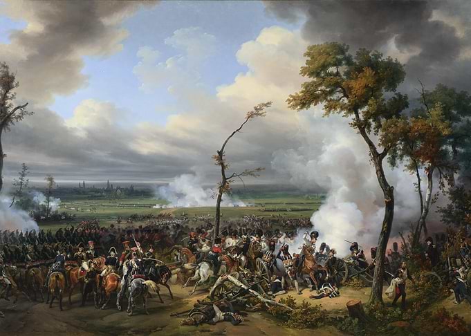 Battle Scene Painting