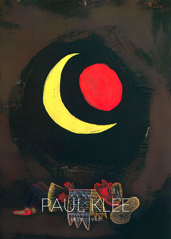 Paul Klee Yellow Moon and Red Sun