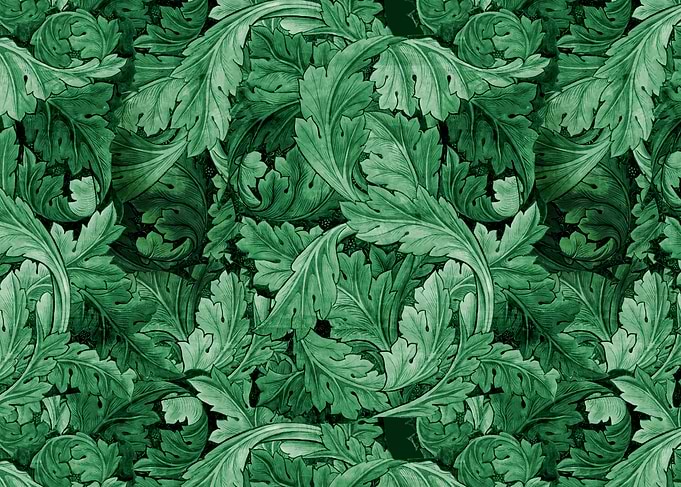 Green Leaf Pattern