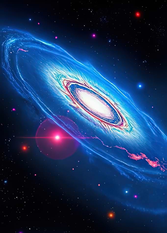 Spiral Galaxy in Space