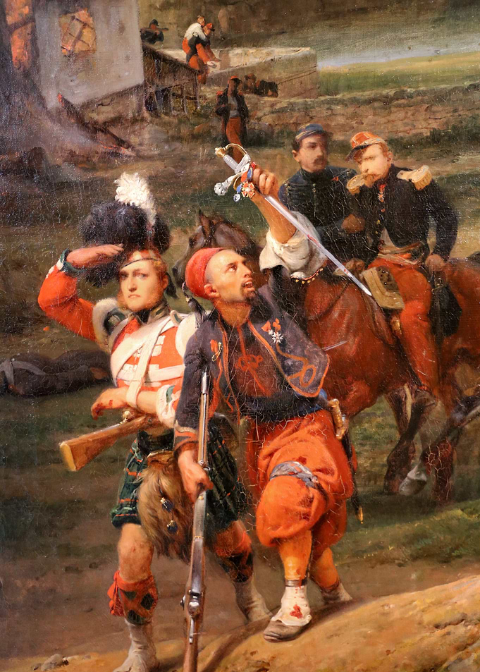 Military Battle Painting