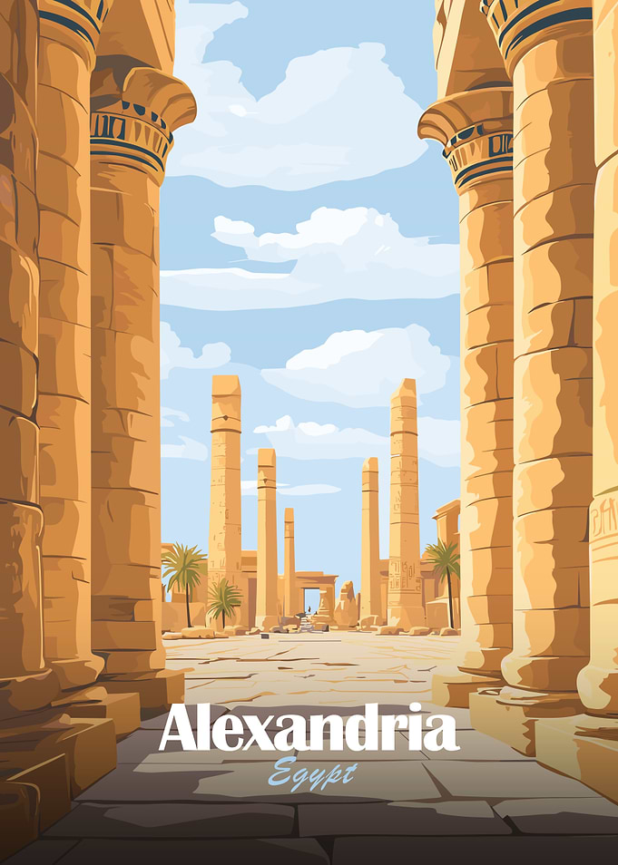 Alexandria Egypt Poster