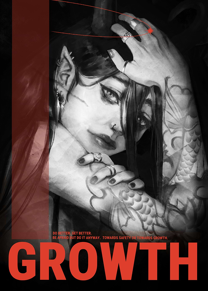 Growth - Tattooed Demon Girl