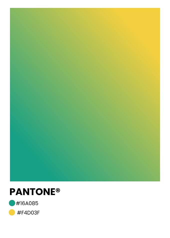 Pantone Color Gradient