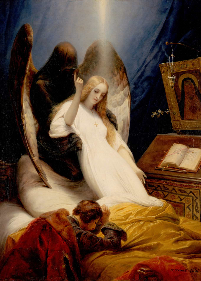 Angel of Death and the Dying Woman
