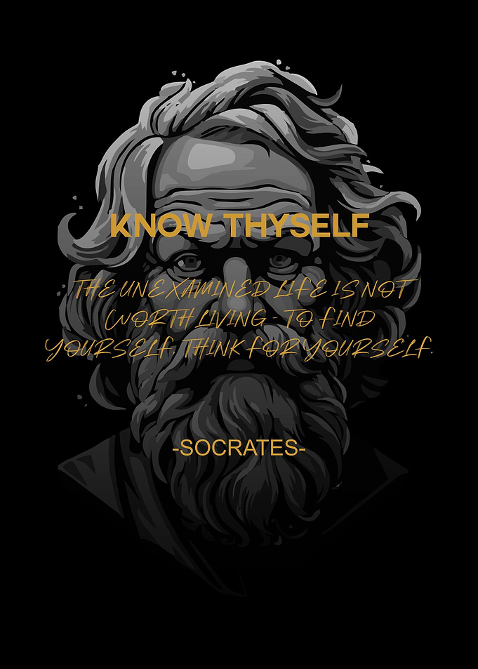 Socrates Quote - Know Thyself