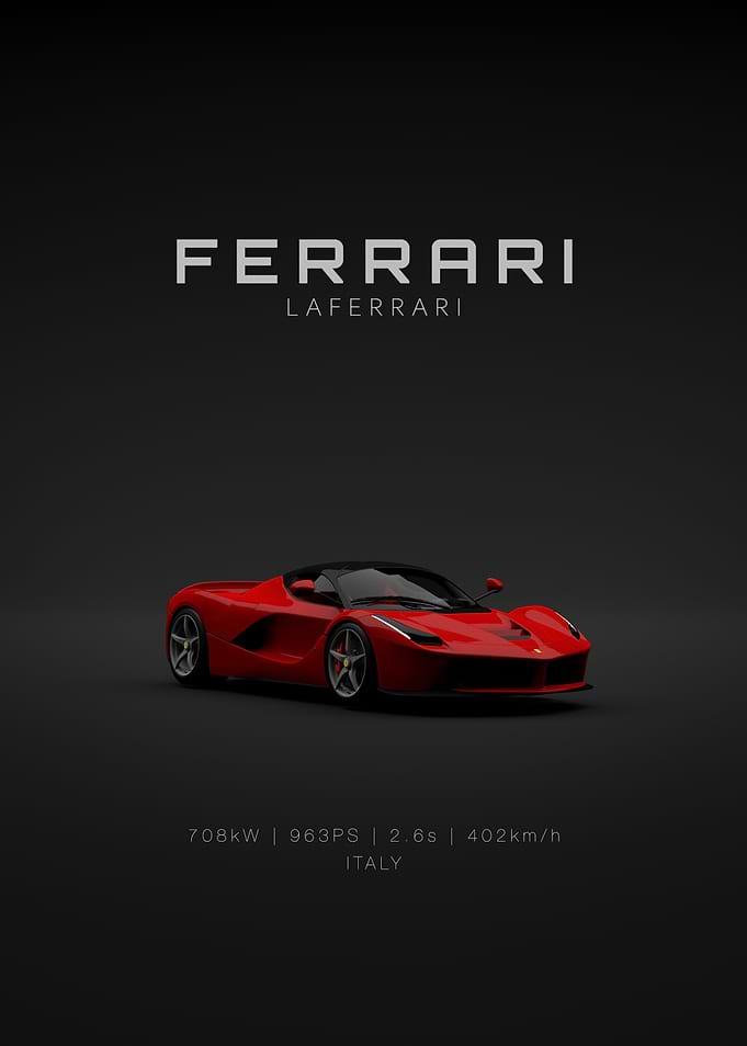 Red Front Ferrari LaFerrari Specs