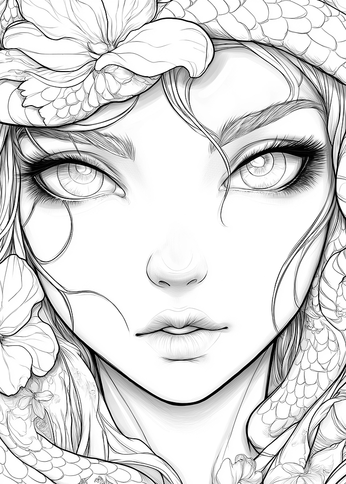Floral Medusa