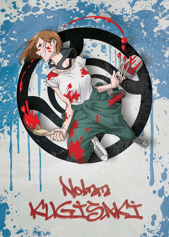 JJK Nobara Kugisaki Graffiti style