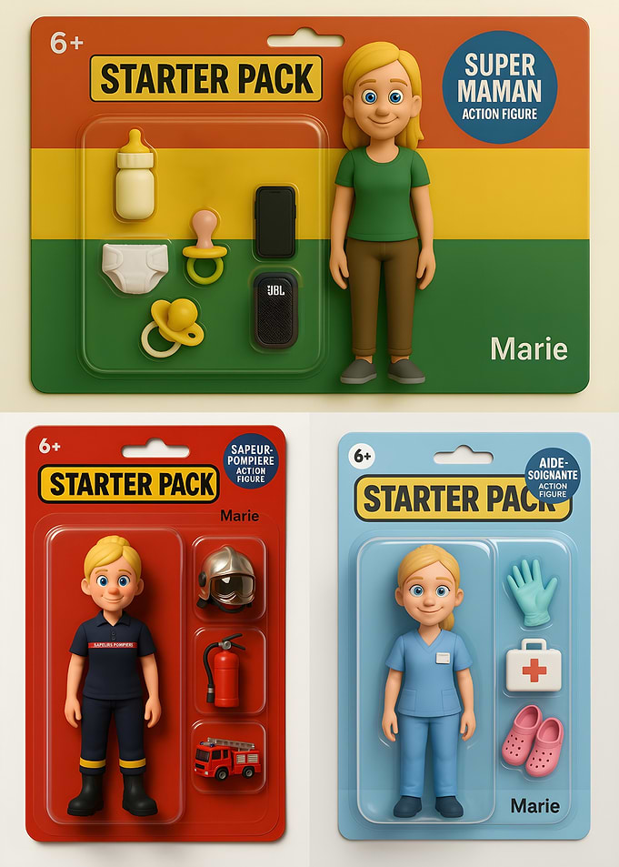 Marie Starter Pack Action Figures