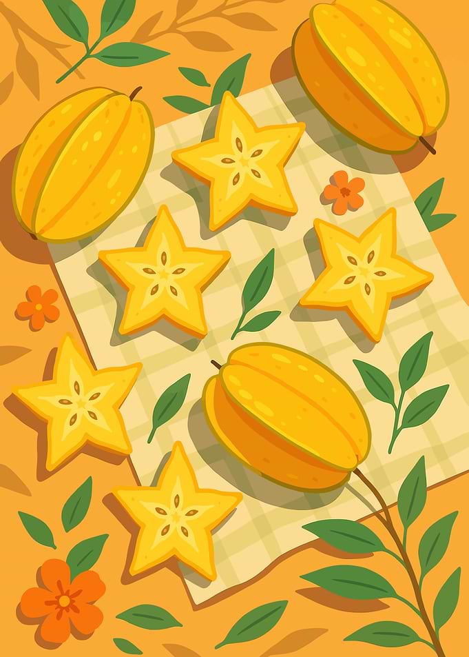 Star Fruit – A Stylized Tablescape