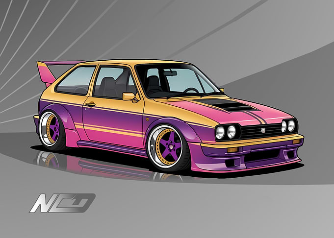 JDC Custom Painted Car