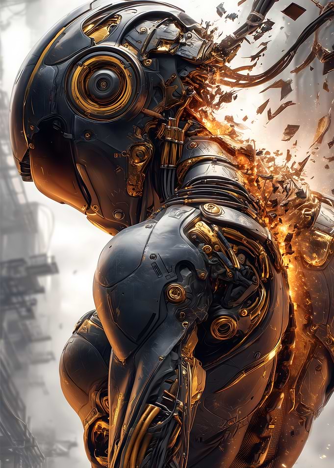 Cyberpunk Android Disintegration