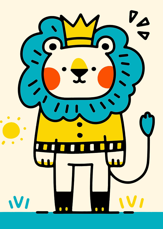 Cute Lion King