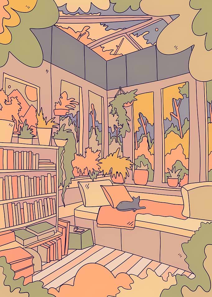 Cozy Sunroom