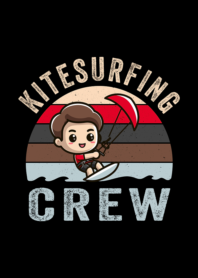 Kitesurfing Crew Retro
