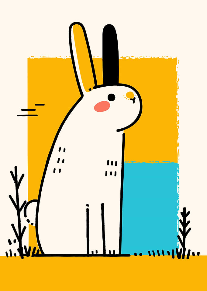 Cute Cartoon Bunny