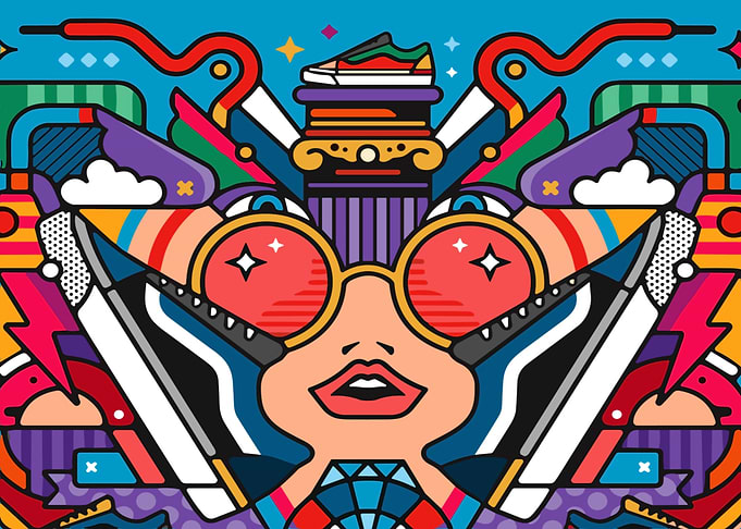 Sneakers Pop Art