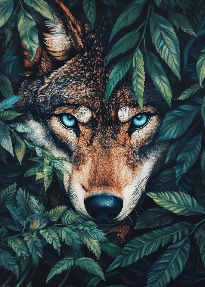 Wolf in the Foliage