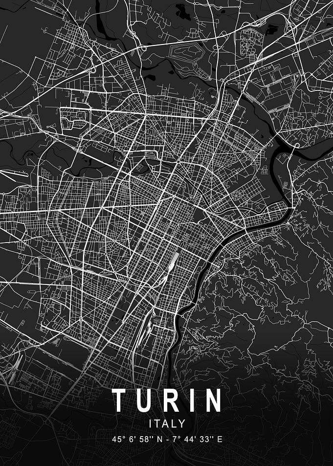 Turin Dark Map